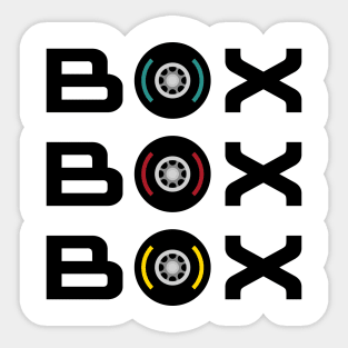 Box Box Box v2 Sticker